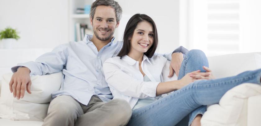 couple on couch